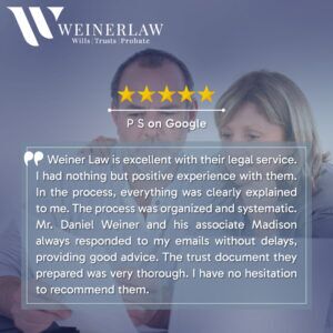 Weiner Law Client Testimonial From PS