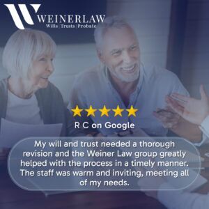 Weiner Law Client Testimonial From R.C